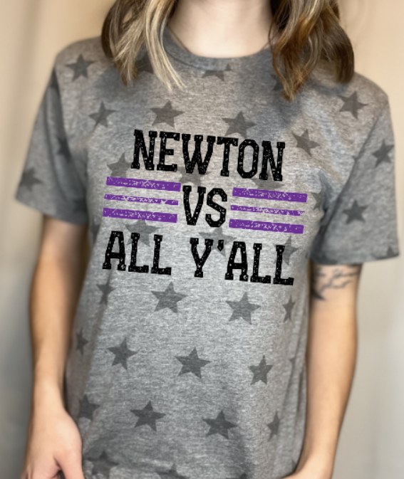 Newton Stars Vs All Y'all Tee