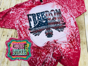 Freedom bleached tee