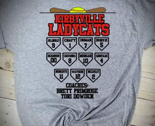 Kirbyville Ladycats Minor Girls Fan shirts