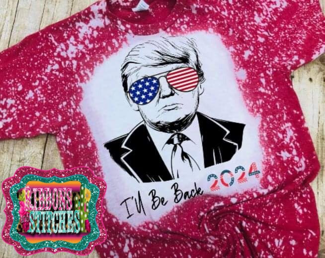 2024 Trump bleached tee