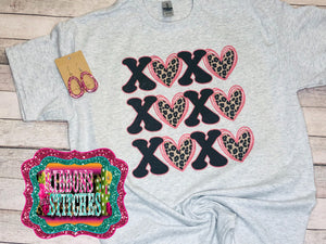 XOXO Ash Grey tee