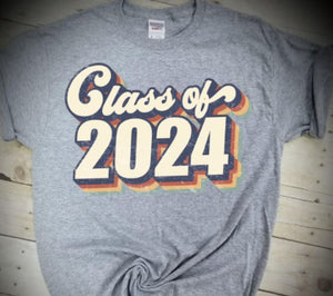 Class of 2024 Retro tee